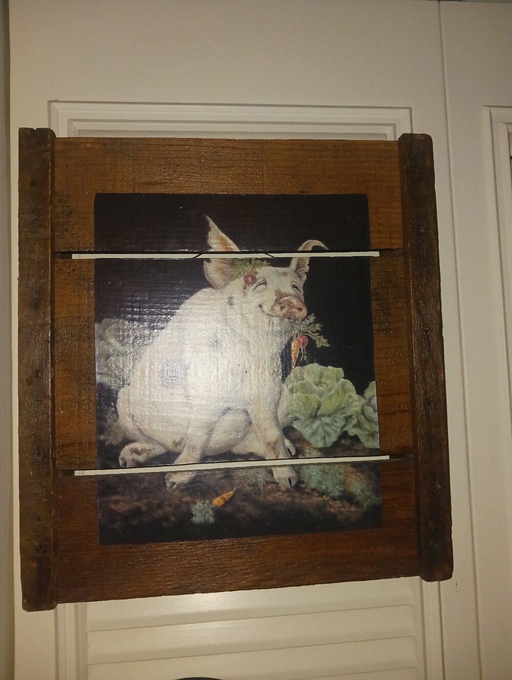 Rustic Pig Wall Art - Home Accents